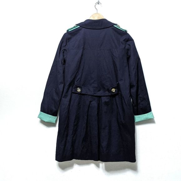 BODEN Marylebone Mac Navy Blue Jacket 12 - Picture 6 of 9